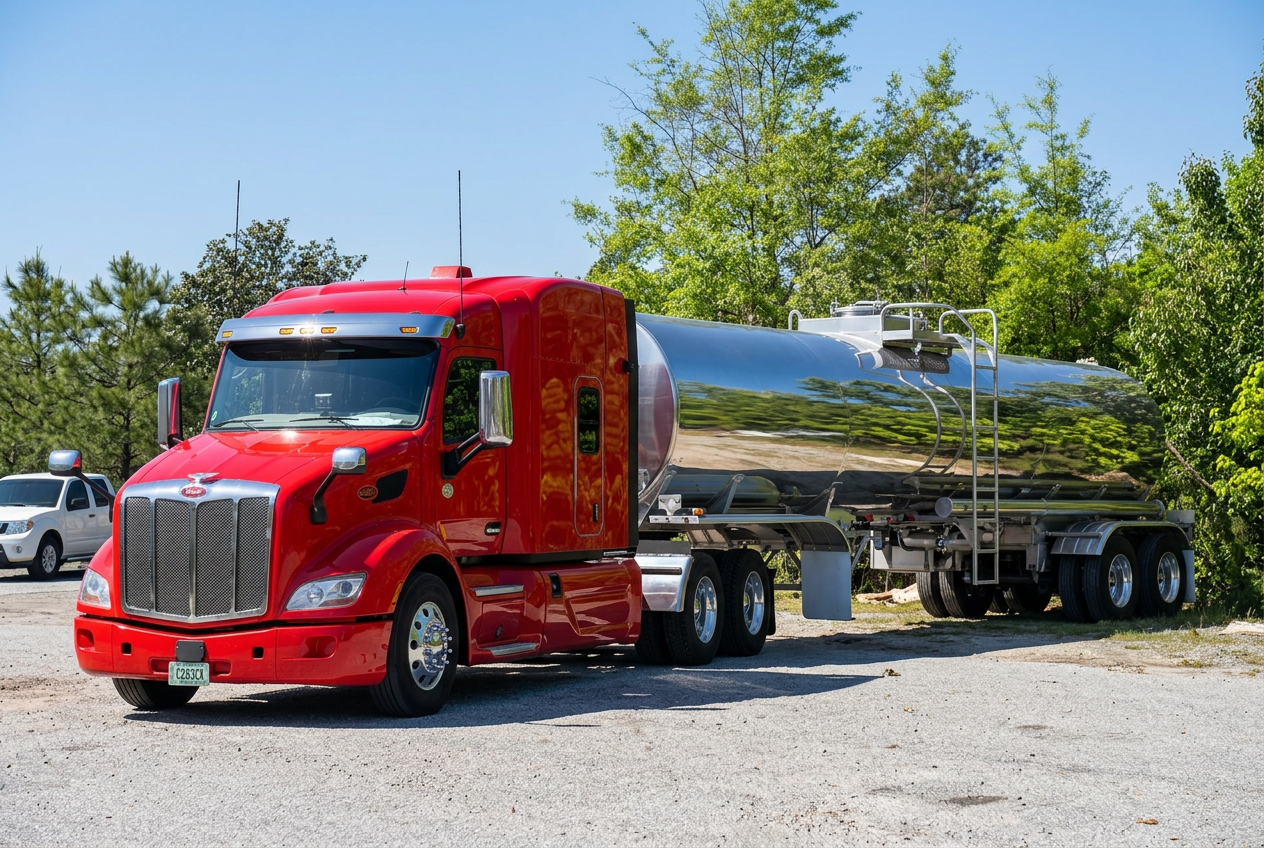 Brightline Transportation liquid tanker truck