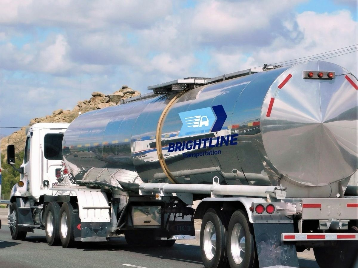 Brightline service truck on route